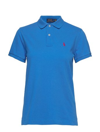 Classic Fit Mesh Polo Shirt (Colby Blue) (497.50 kr) - Polo Ralph Lauren - | Boozt.com