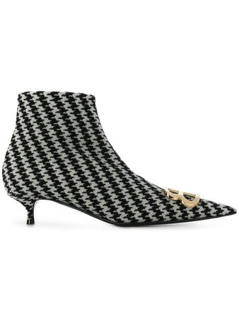 Balenciaga BB Houndstooth Booties $1,450 - Buy Online - Mobile Friendly, Fast Delivery, Price