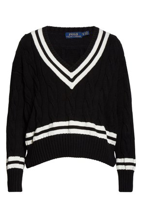 Polo Ralph Lauren V-Neck Cable Sweater