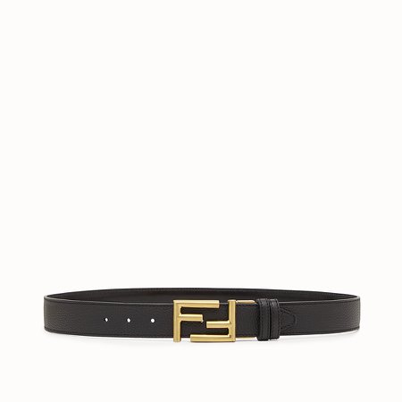 in Roman leather and black leather - BELT | Fendi