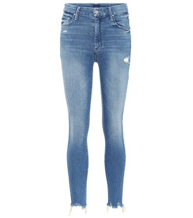High Waisted Looker Ankle Chew jeans