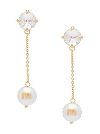 Miu Miu Solitaire Jewels Earrings | Farfetch.com
