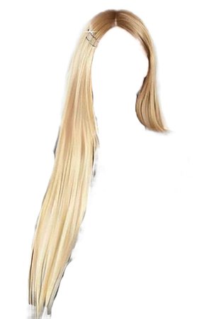 long blonde hair png