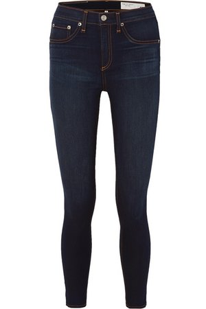 rag & bone | High-rise skinny jeans | NET-A-PORTER.COM