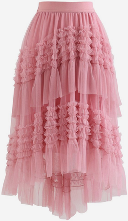 long lace skirt