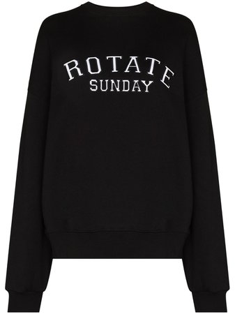 ROTATE Iris crew-neck sweatshirt - FARFETCH