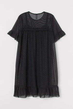 Short Mesh Dress - Black