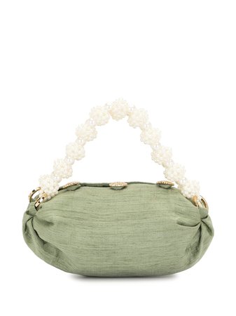 Shop 0711 green small nino tote with Express Delivery - FARFETCH