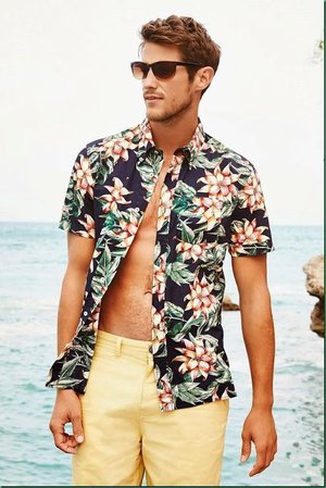 beach party men outfit - Pesquisa Google