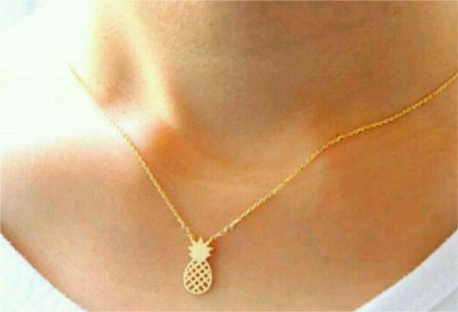 pineapple necklace