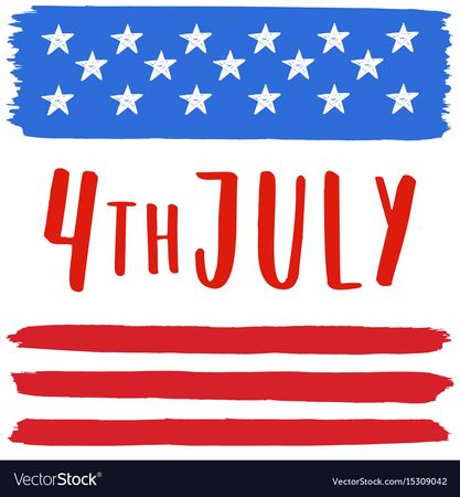 4th of july Royalty Free Vector Image - VectorStock