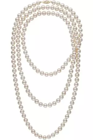 long pearl necklace - Google Search