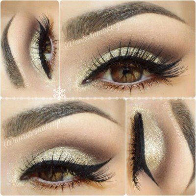 Gold Eye Makeup