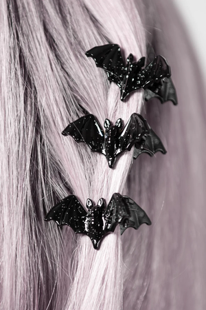 bat hair clips
