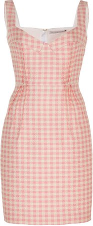 Emilia Wickstead Gingham Mini Dress Size: 8