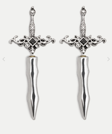 dagger earrings
