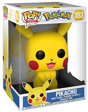 Amazon.com: Funko 31542 Pop Games: Pokemon S1- 10 Inch Pikachu : Toys & Games