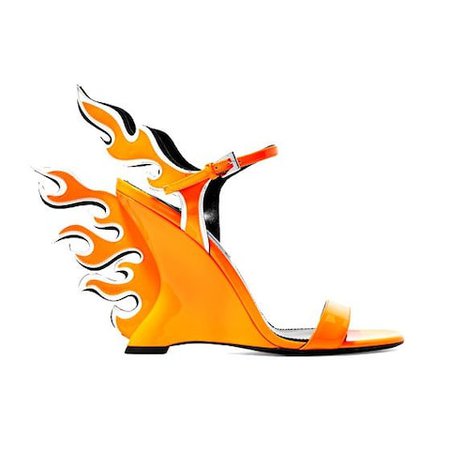 prada flame shoes - Google Search