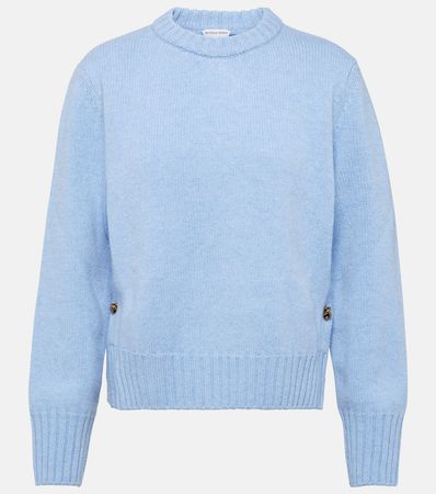 Wool Sweater in Blue - Bottega Veneta | Mytheresa