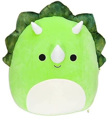 Amazon.com: Squishmallows Official Kellytoy Plush 8 Inch Squishy Soft Plush Toy Animals (Tristan Triceratops) : Toys & Games