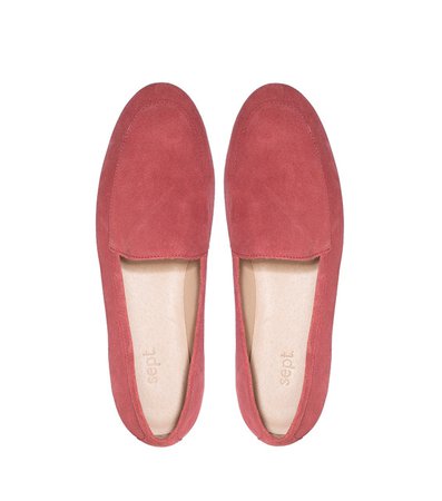 the classic loafer coral