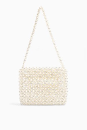 PRINCE White Pearl Grab Bag | Topshop