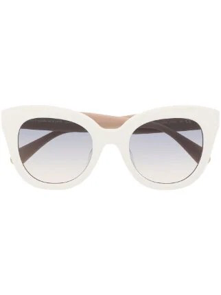 Kate Spade white sunglasses
