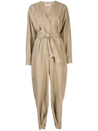 Givenchy Multi-Pocket Belted Jumpsuit BW50GY12XP Neutral | Farfetch