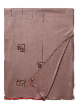 ByLima Ricamo sjaal met logodessin en strass 200 x 80 cm • de Bijenkorf