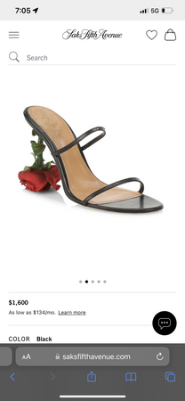 rose heel shoe