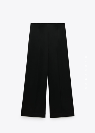BLACK Culotte trousers