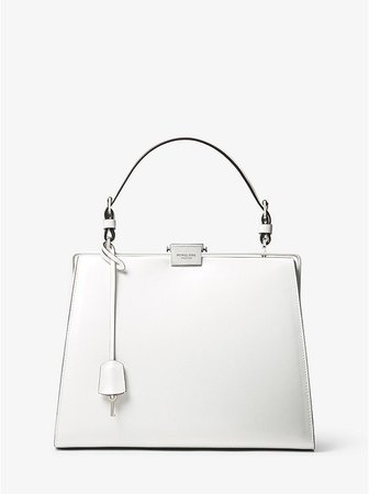 Simone Calf Leather Top-handle Bag | Michael Kors