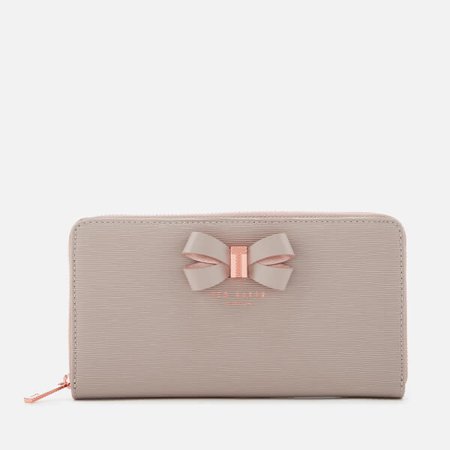 Ted Baker Women's Bow Detail Zip Matinee Purse - Taupe Womens Accessories | TheHut.com