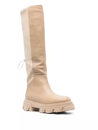GIABORGHINI Gia 50mm Leather knee-high Boots