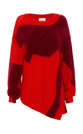 Addie Intarsia Knit Sweater By Aje | Moda Operandi