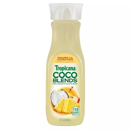 Tropicana Pineapple With Coconut Water Coco Blends Drink