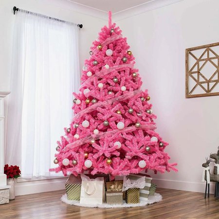 Kawaii pink Christmas tree