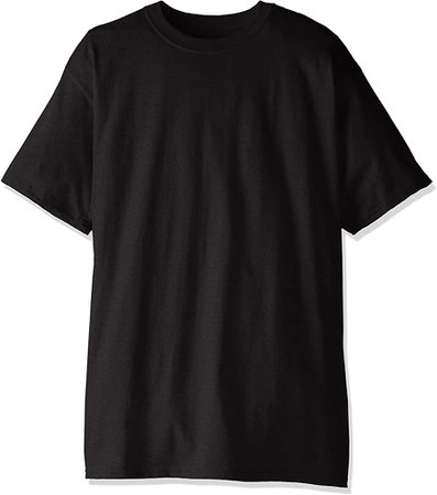 Hanes Men's Size Tall Short-Sleeve Beefy T-Shirt (Pack of Two), Black, 3X-Large | Amazon.com