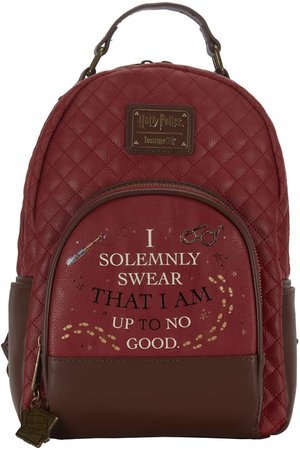 Amazon.com | Loungefly Harry Potter Marauders Map Mini Backpack | Casual Daypacks