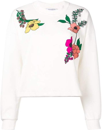 Vivetta floral print sweatshirt