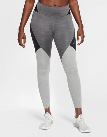 Nike Training one tight color block leggings in gray | ASOS