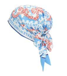 Valentino - Exclusive to Mytheresa – Printed silk-twill headscarf | Mytheresa