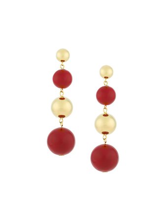 Shop Eshvi ball earrings with Express Delivery - FARFETCH