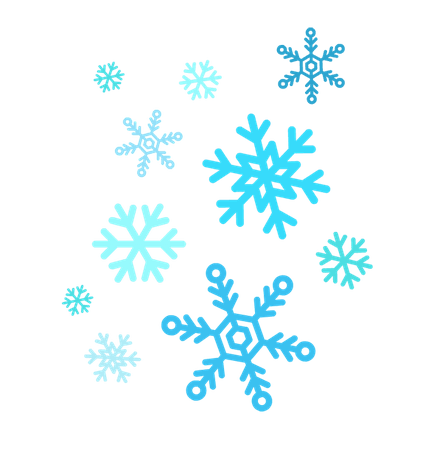 Snowflakes Pretty Transparent & PNG Clipart Free Download - Linda cliparts 2019