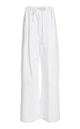 Drawstring Cotton Pants By Victoria Beckham | Moda Operandi