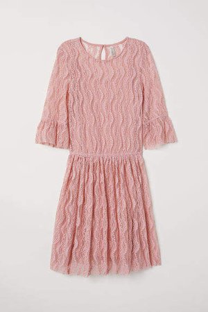 Lace Dress - Pink