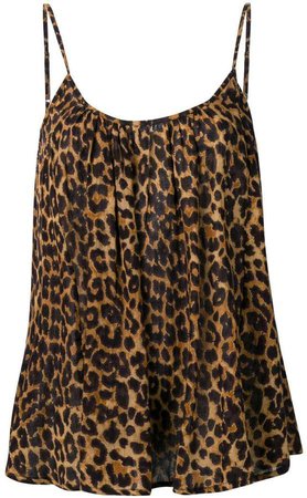 leopard-print camisole