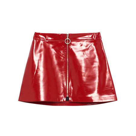 ZARA red skirt