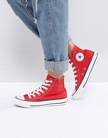 Converse | Converse Chuck Taylor High Trainers In Red