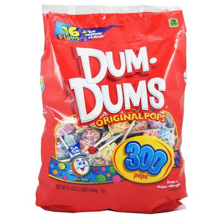 Dum Dums Original Assorted Flavors Lollipops - 300ct : Target